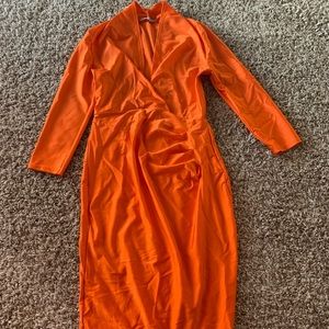 Orange club dress